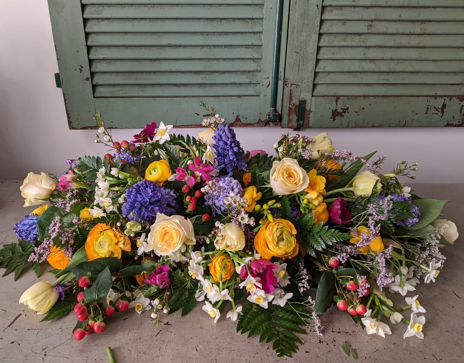 Chichester Funeral Flowers Hedge Rose